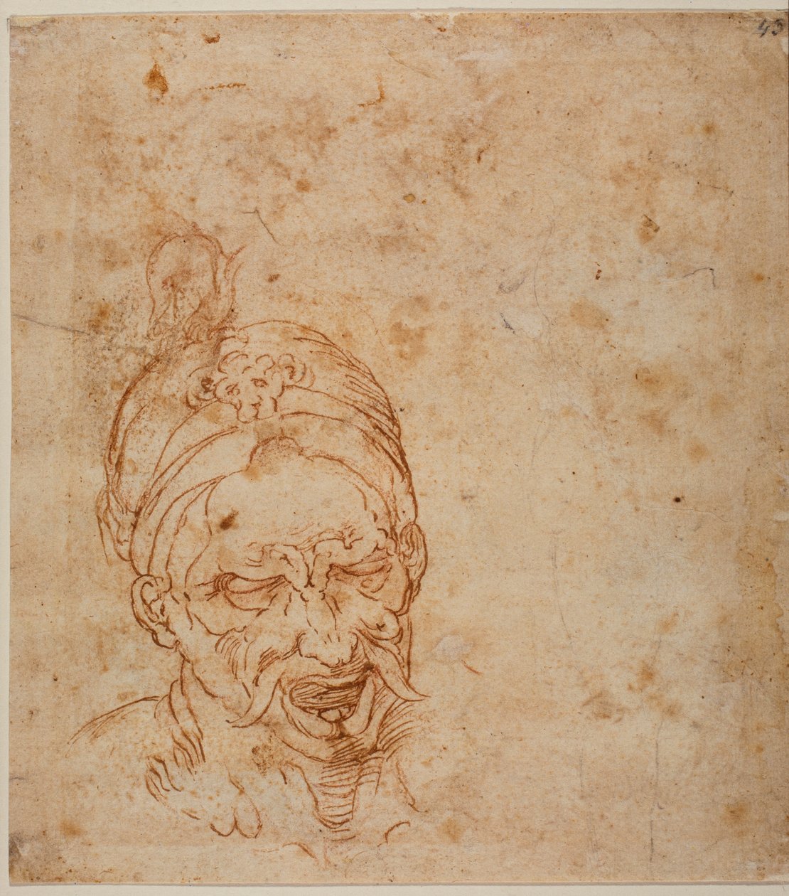 Étude de tête orientale - Michelangelo (after) Buonarroti