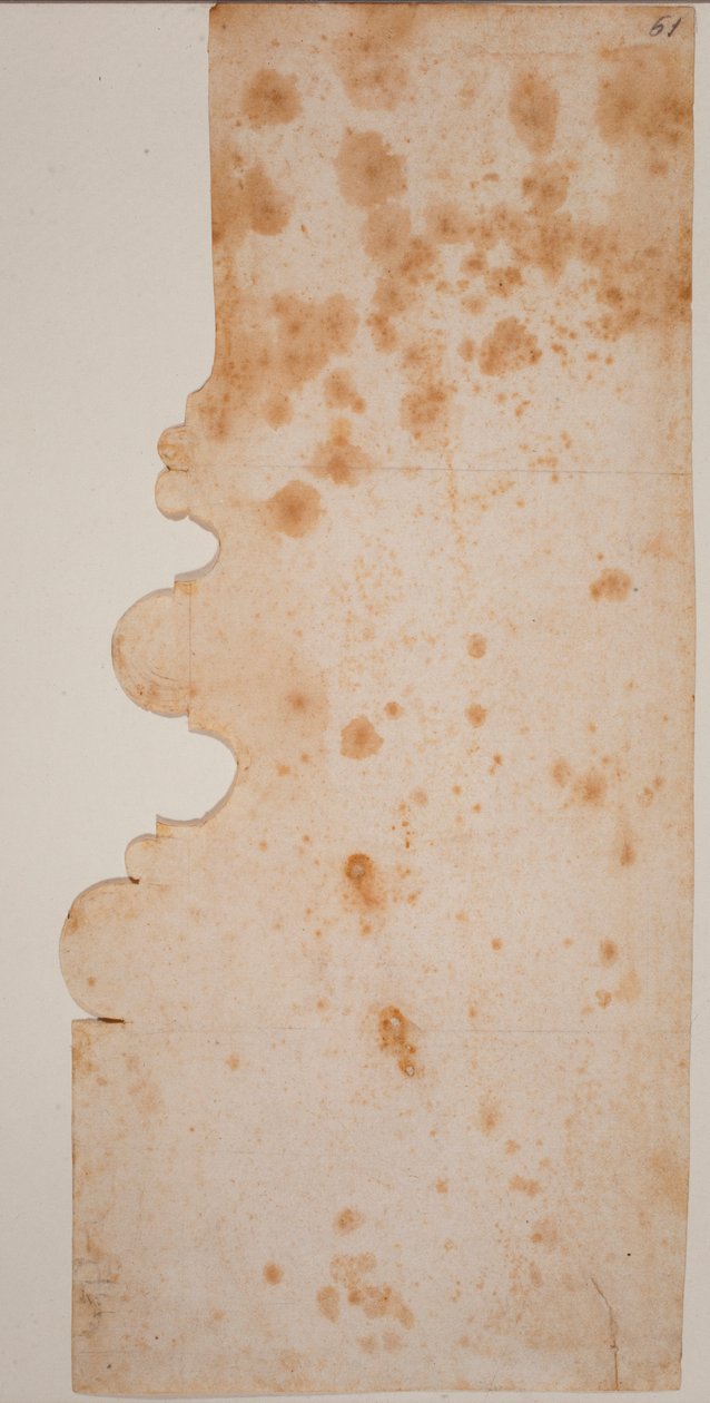 Profil de base de colonne pour la Nouvelle Sacristie - Michelangelo Buonarroti