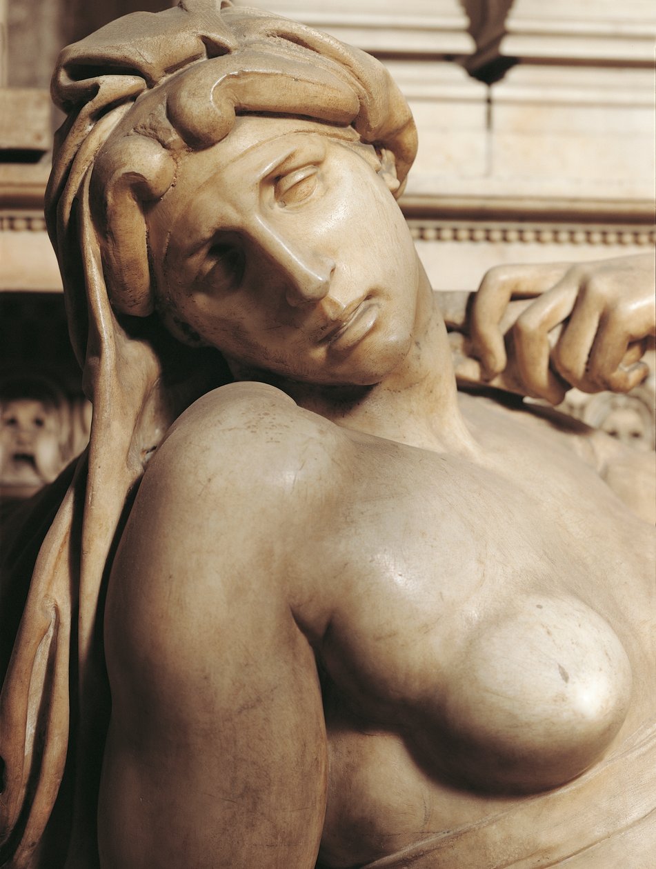 Aurore, détail du tombeau de Lorenzo de
