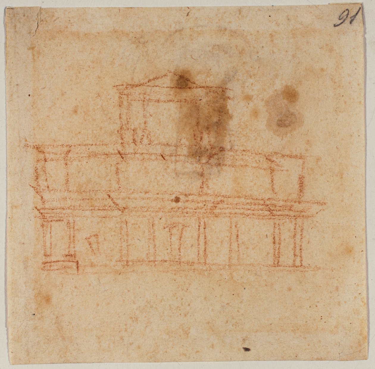Conception pour la façade de San Lorenzo - Michelangelo Buonarroti