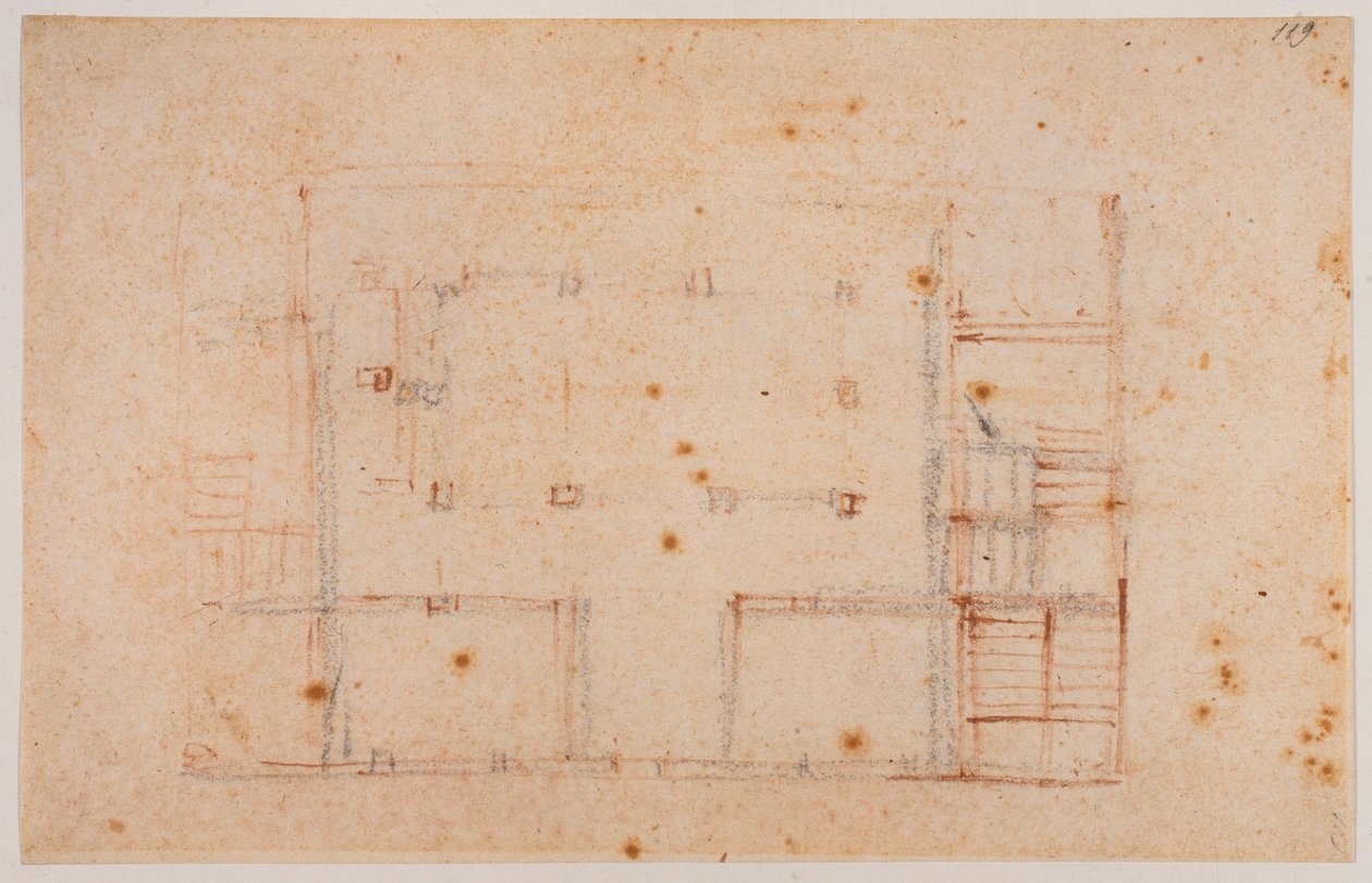 Plan de maison - Michelangelo Buonarroti