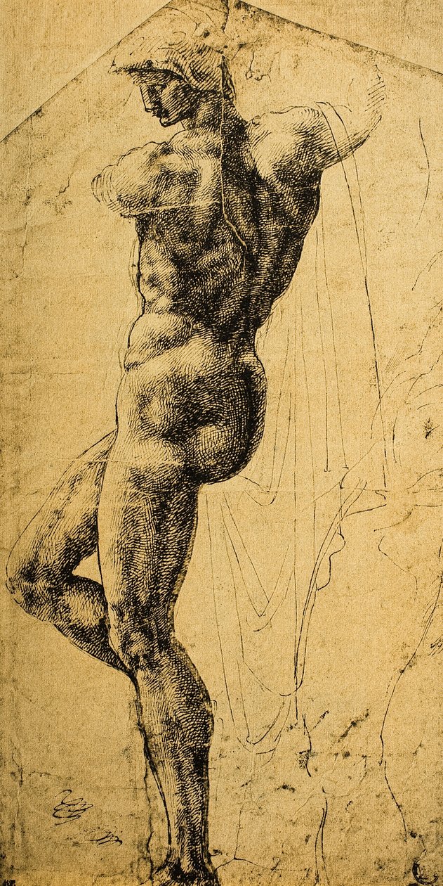 Étude de nu - Michelangelo Buonarroti