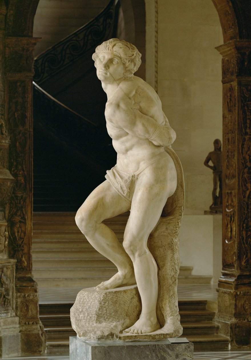 Esclave rebelle, pour la tombe du pape Jules II ... - Michelangelo Buonarroti