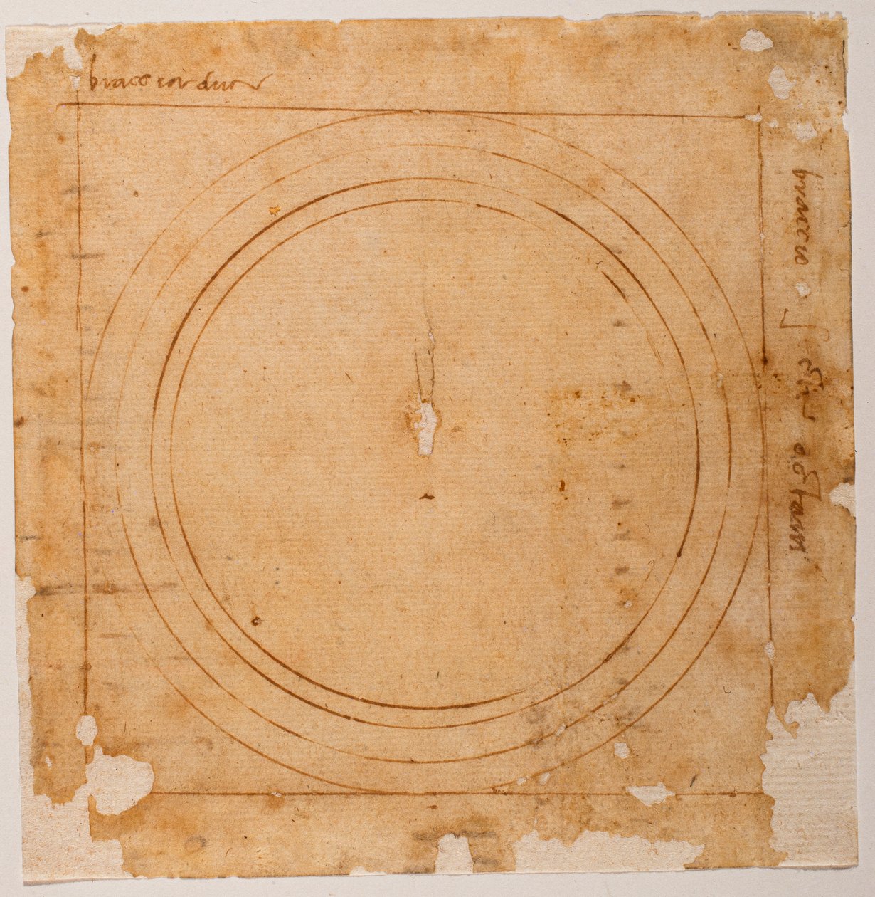 Esquisses pour le dôme de Santa Maria del Fiore - Michelangelo Buonarroti