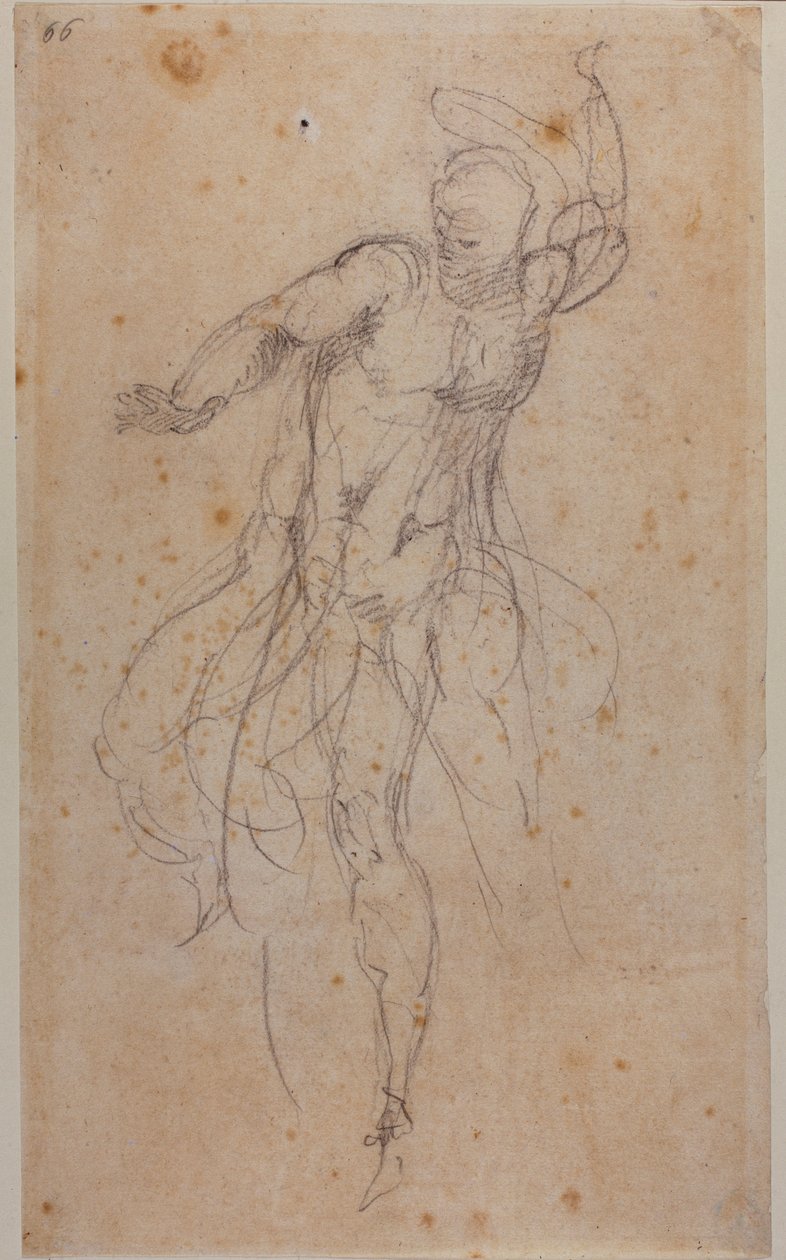 Étude pour un Christ ressuscité - Michelangelo Buonarroti