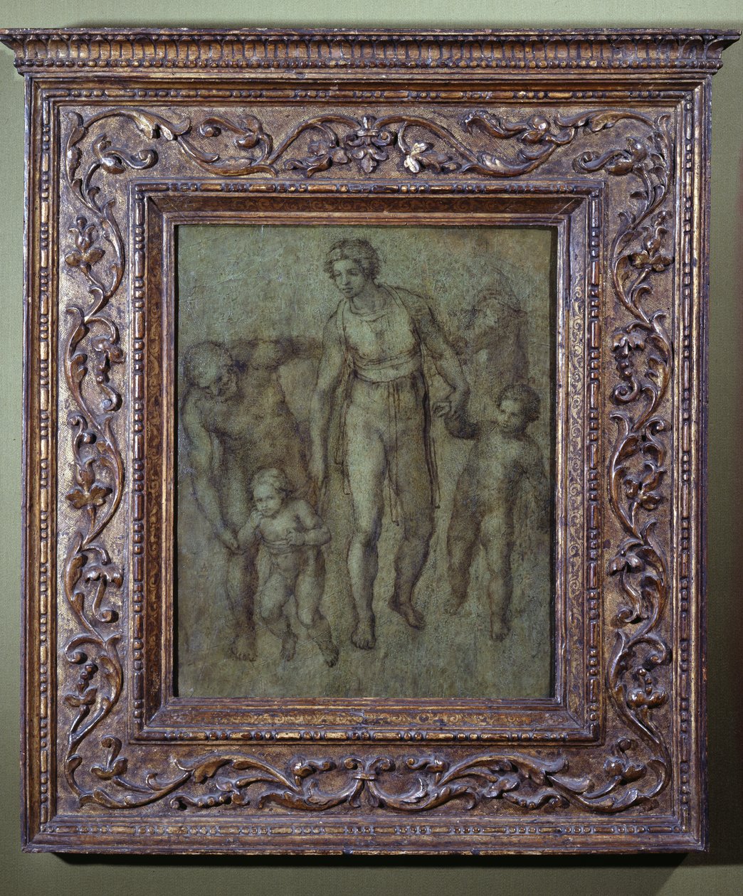 La Sainte Famille avec Saint Jean-Baptiste, vers 1540 - Michelangelo Buonarroti