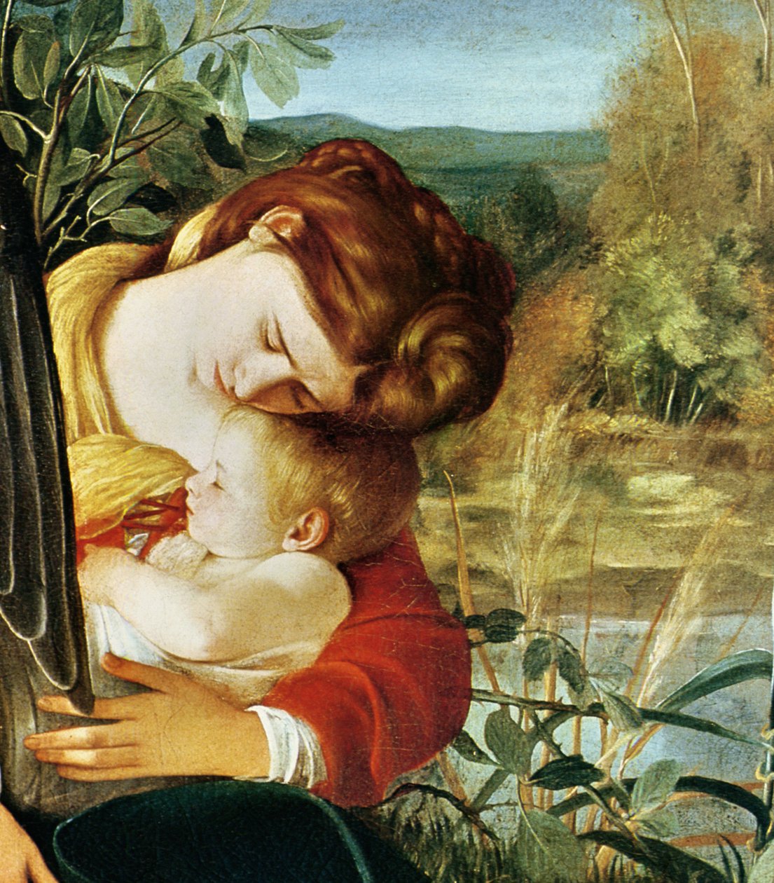 Repos pendant la fuite en Égypte (détail) - Michelangelo Merisi Caravaggio