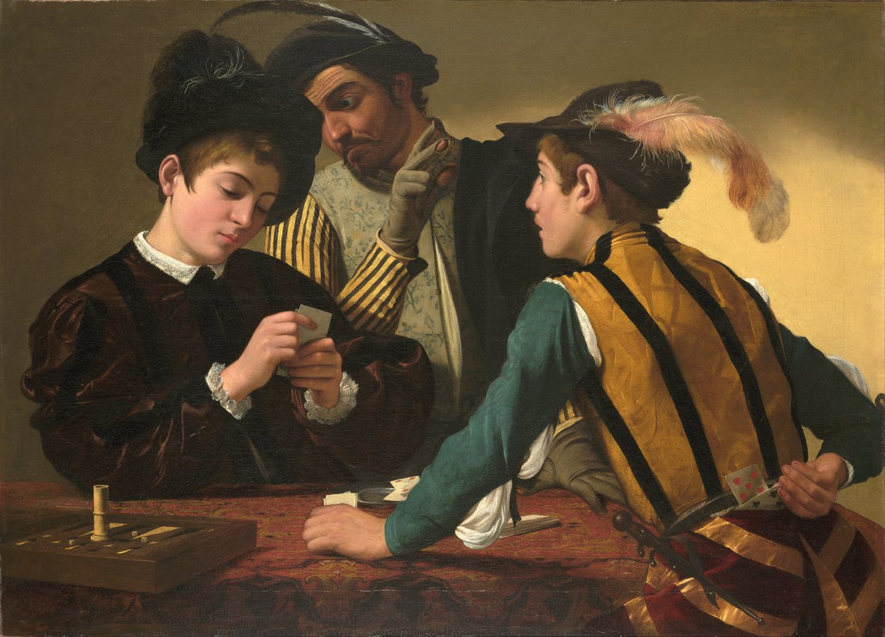 Les Tricheurs - Michelangelo Merisi Caravaggio
