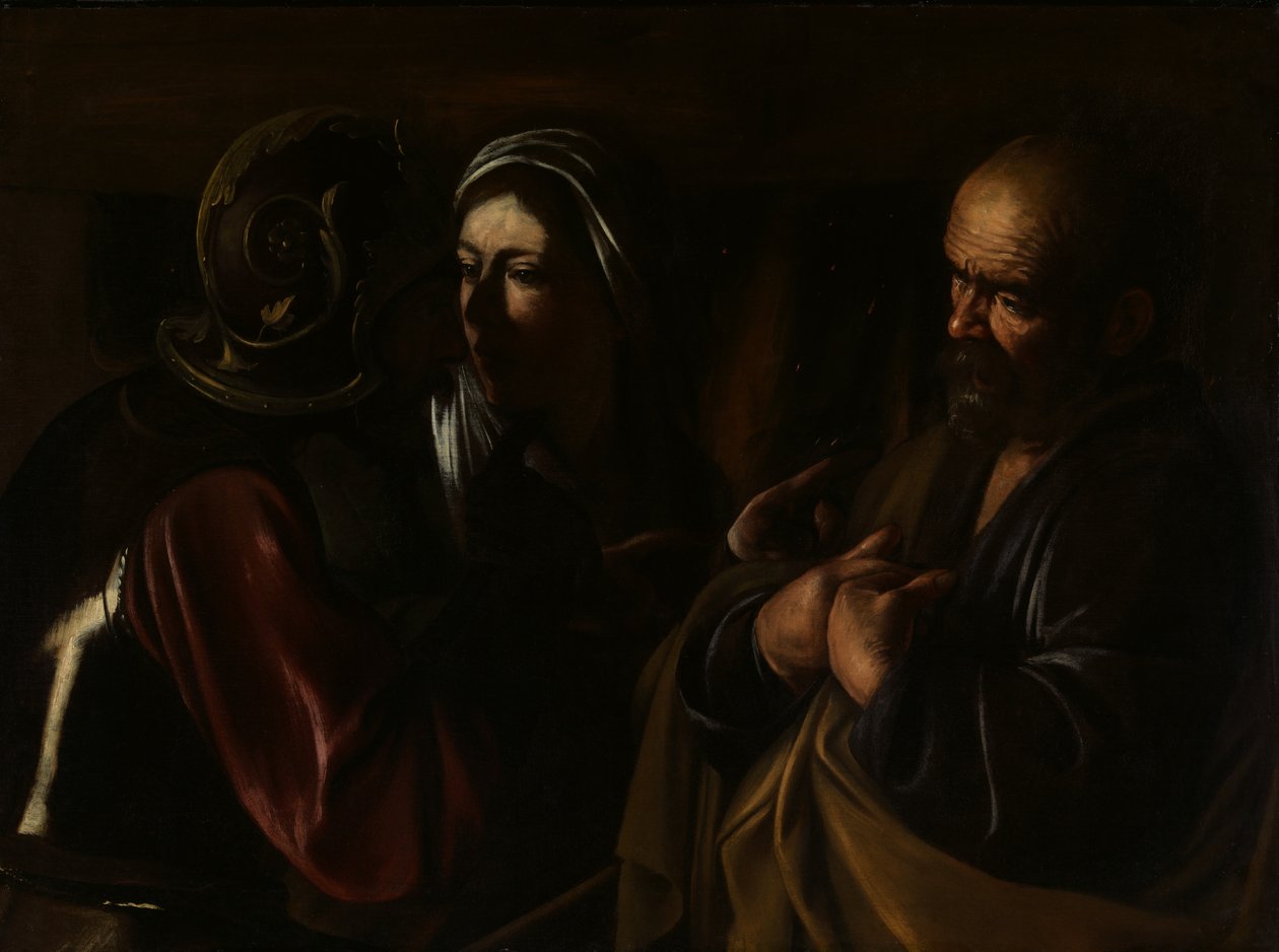 Le Renie de Saint Pierre, 1610 - Michelangelo Merisi Caravaggio