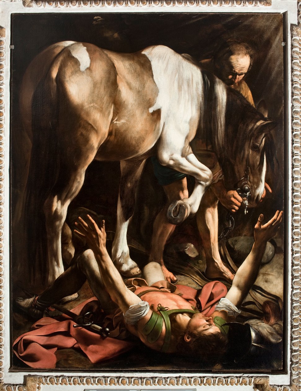 La conversion de saint Paul, vers 1601 (huile sur toile) - Michelangelo Merisi da Caravaggio