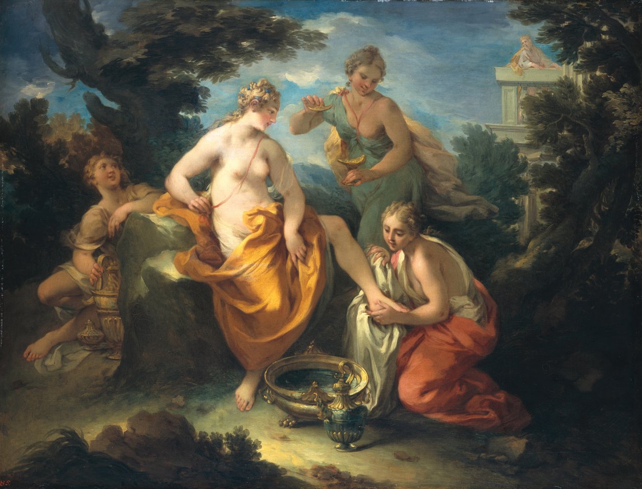 Bethsabée au bain, 1729 - Michele Rocca