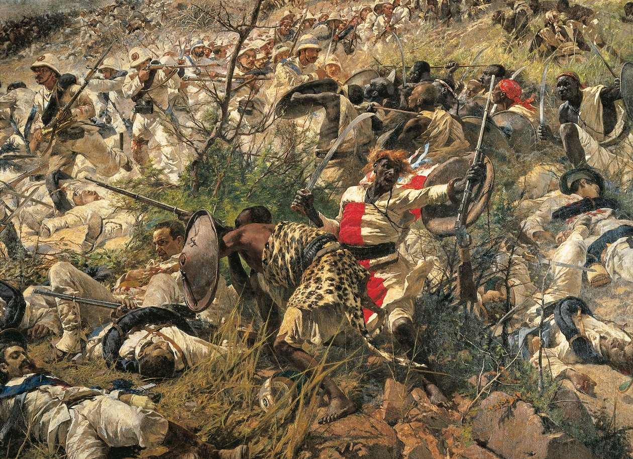 La Bataille de Dogali (détail) - Michele Cammarano