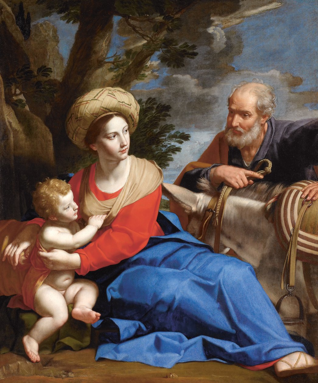 Le repos pendant la fuite en Égypte, vers 1640 - Michele Desubleo