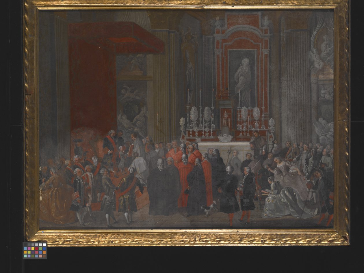 Une cérémonie religieuse lors de l