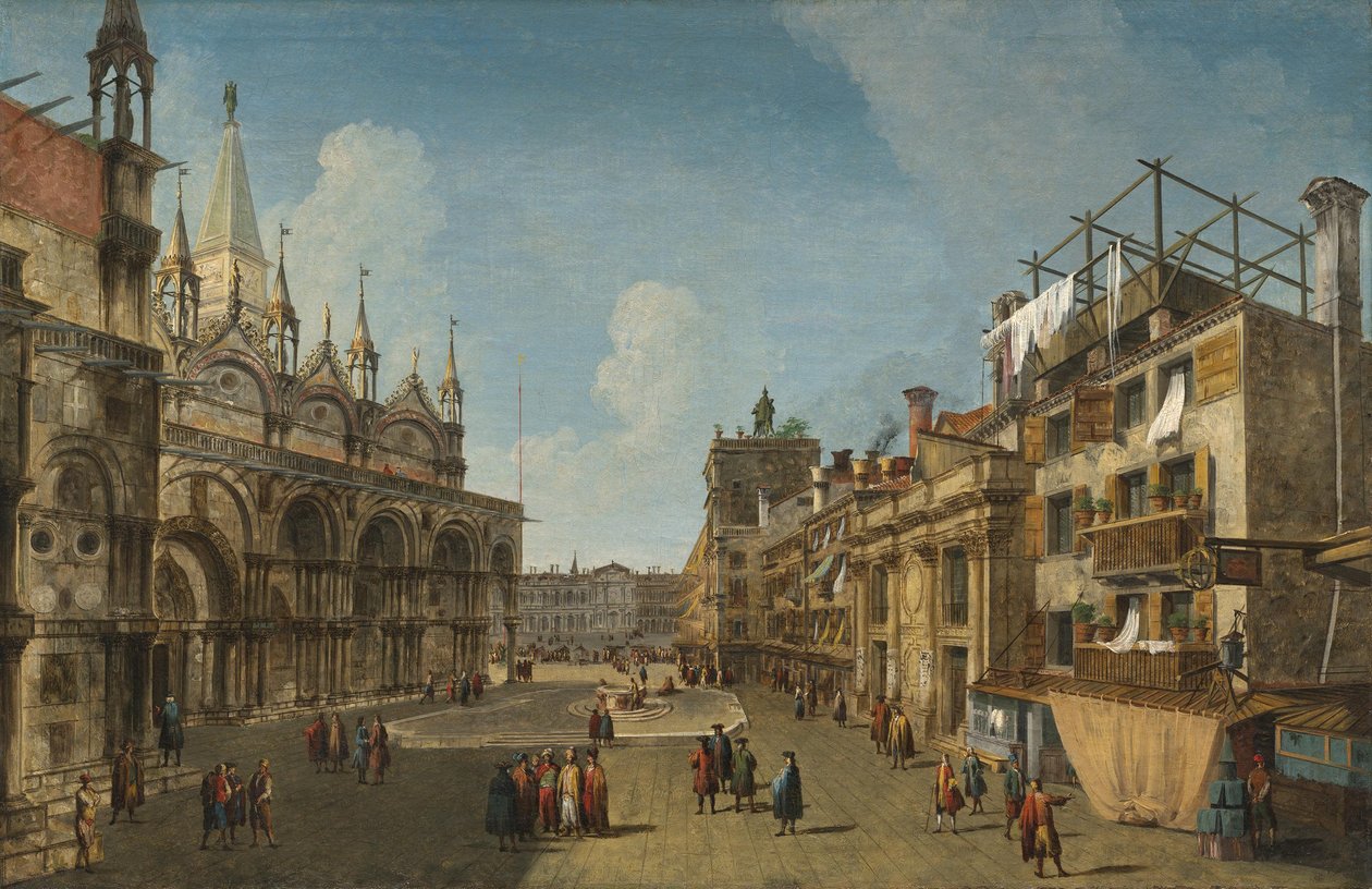 Vue de la Piazzetta dei Leoni - Michele Marieschi