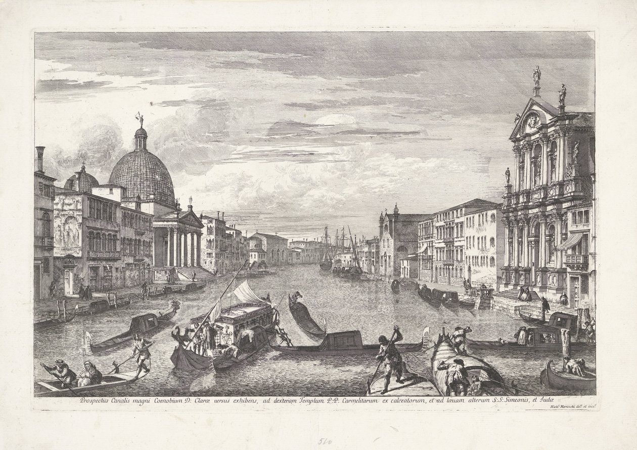Canal Grande à Venise - Michele Marieschi