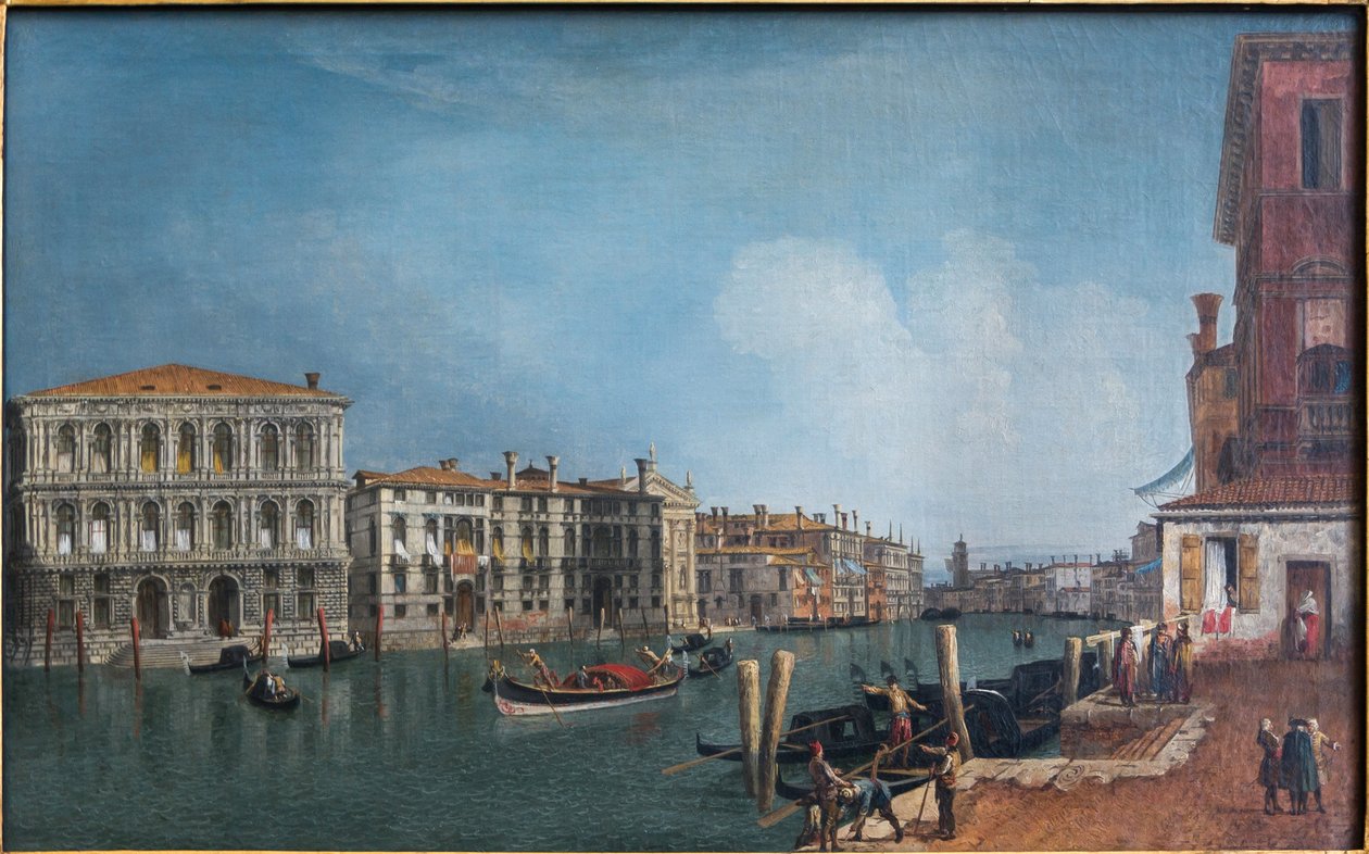 Vue sur le Grand Canal près de Cà Pesaro - Michele Marieschi