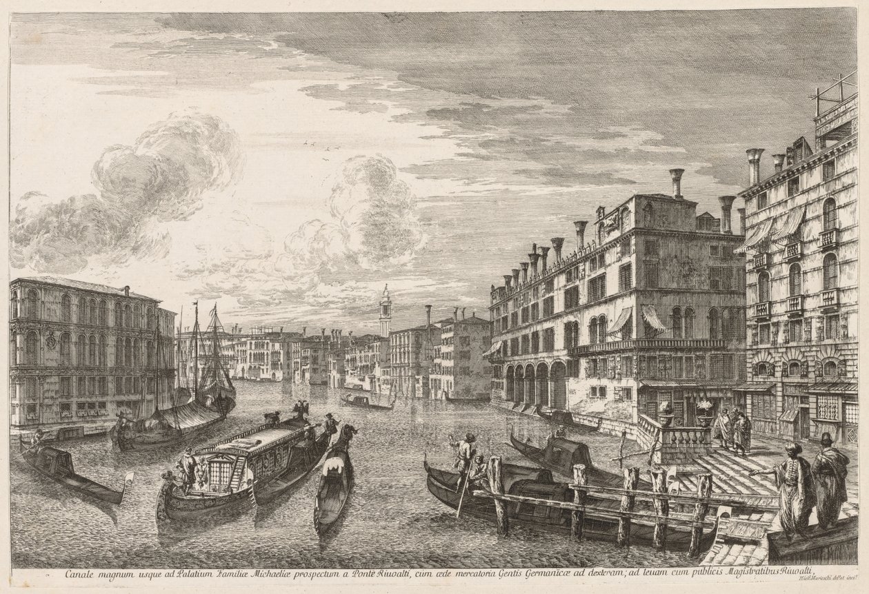Vues de Venise : Grand Canal, 1741 - Michele Marieschi