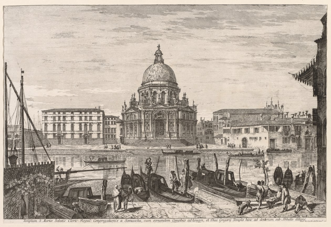 Vues de Venise : S. M. Della Salute, 1741 - Michele Marieschi