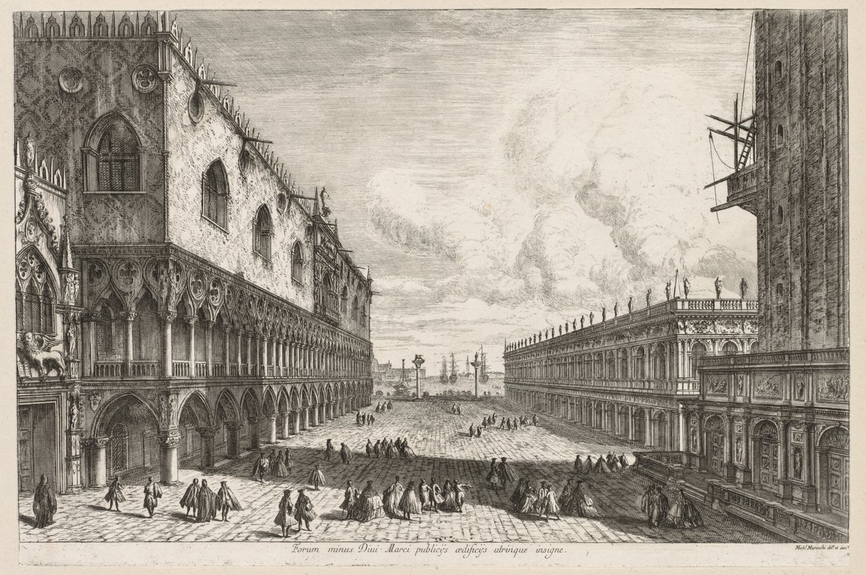 Vues de Venise : La Piazzetta - Michele Marieschi