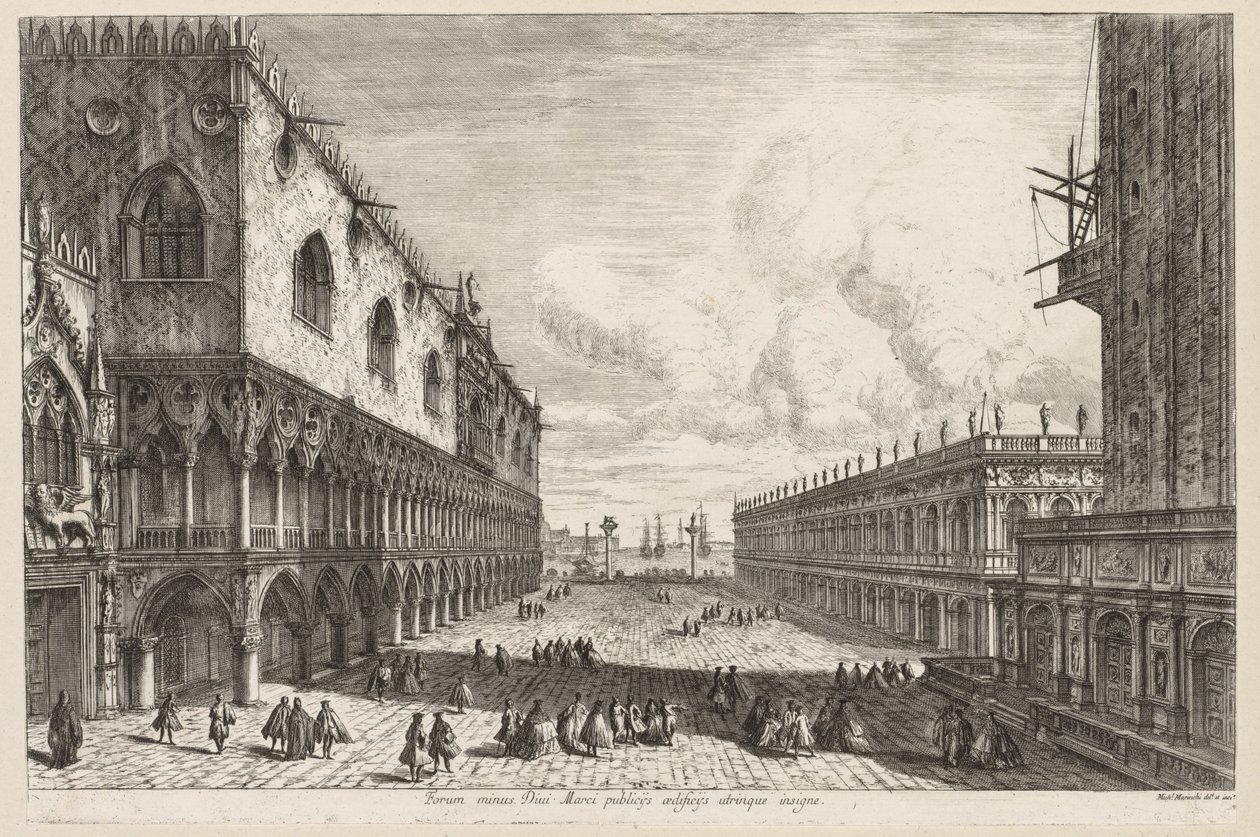 Vues de Venise : La Piazzetta, 1741 - Michele Marieschi