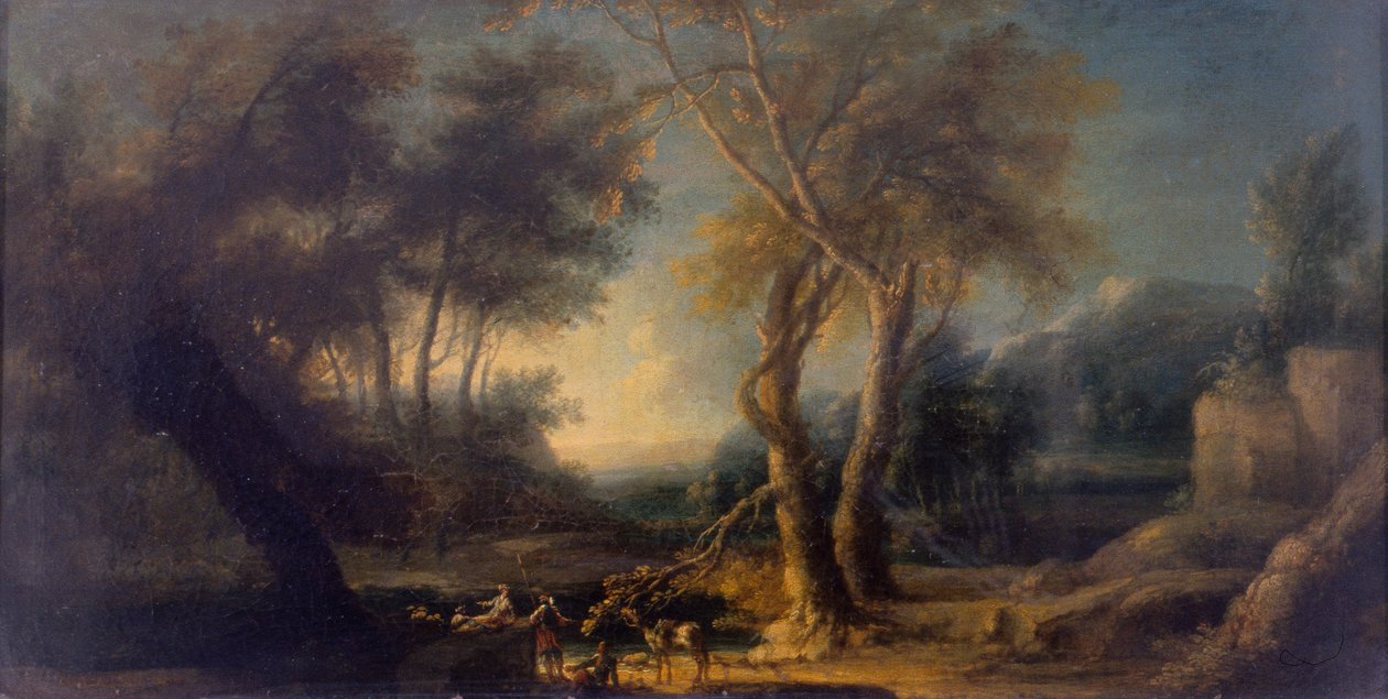 Paysage rocheux, c.1730 - Michele Pagano