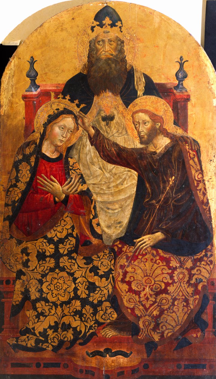 Couronnement de Marie par Michele di Matteo da Bologna (actif 1410-1469) - Michele di Matteo da Bologna