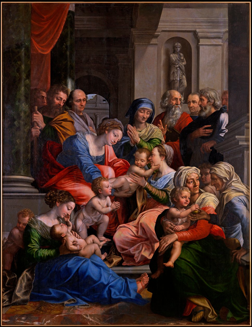 La sainte Parenté - Michiel I Coxie or Coxcie