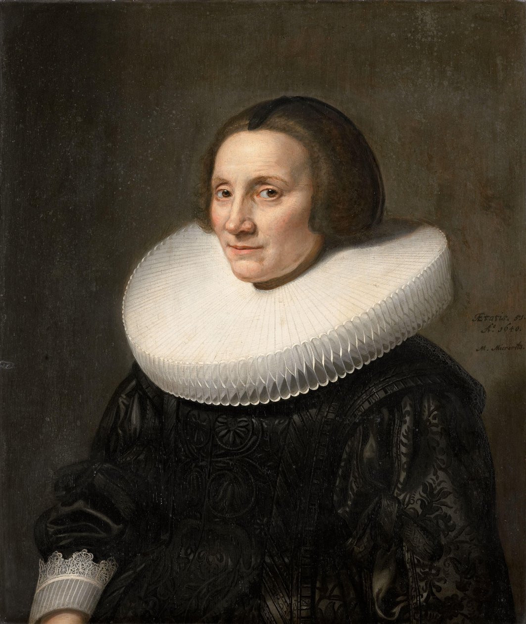 Portrait de Caecilia van Beresteyn (1589-1661) - Michiel Jansz van Mierevelt