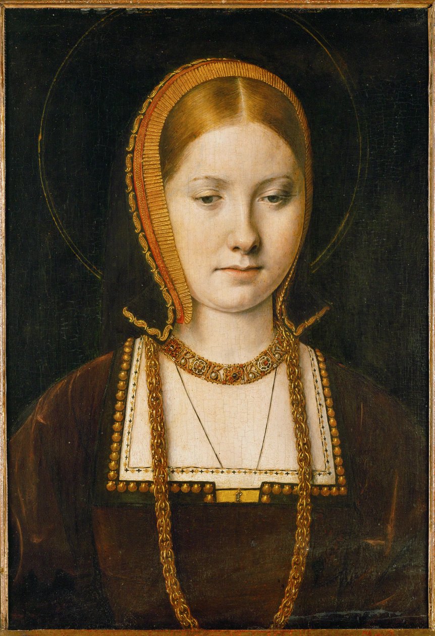 Catherine d'Aragon | Michiel Sittow | Estampe d'art