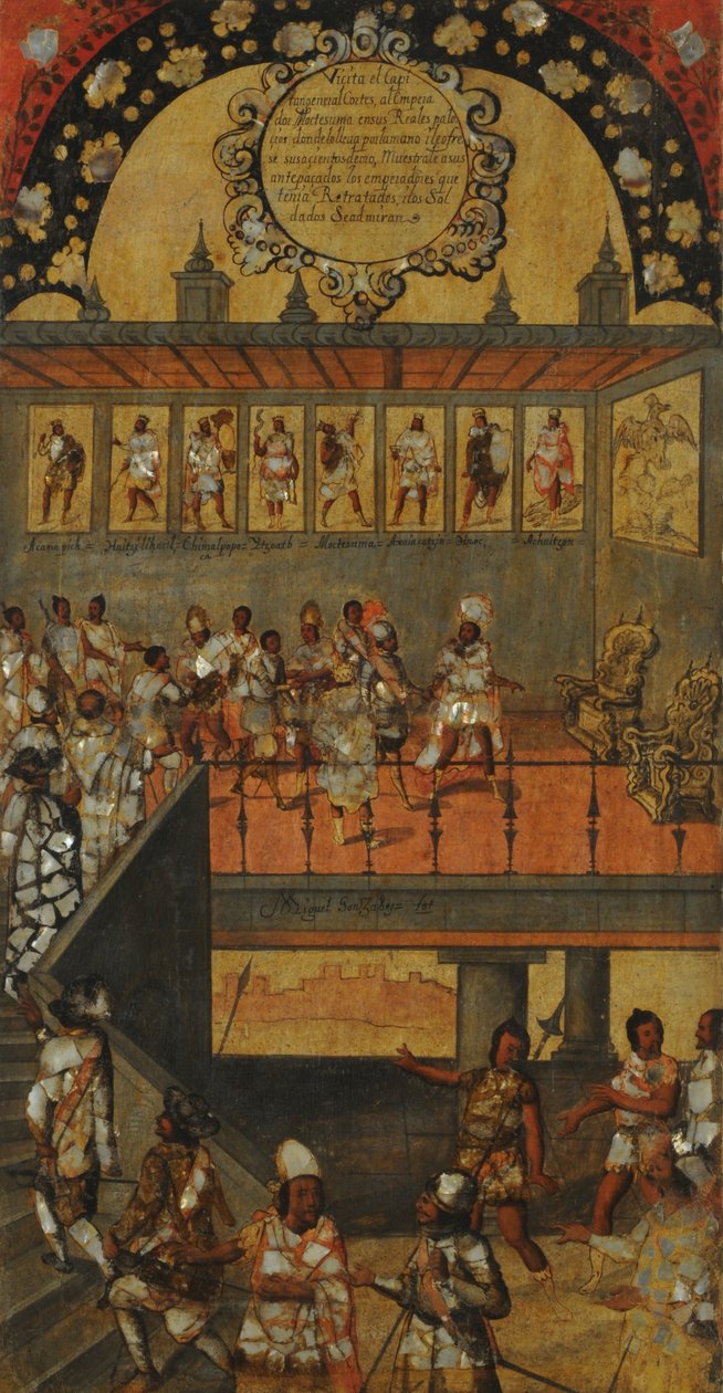La Conquista de México, Tableau XII - Miguel Gonzales