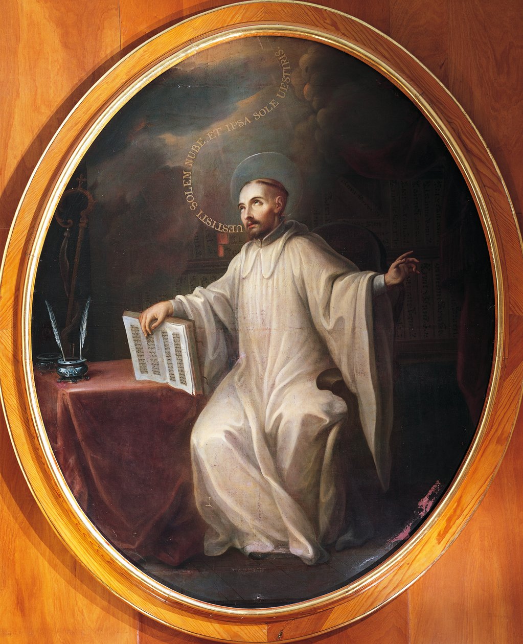 Saint Bernard de Clairvaux, attribué à Miguel Cabrera (1695-1768) - Miguel (attr. to) Cabrera