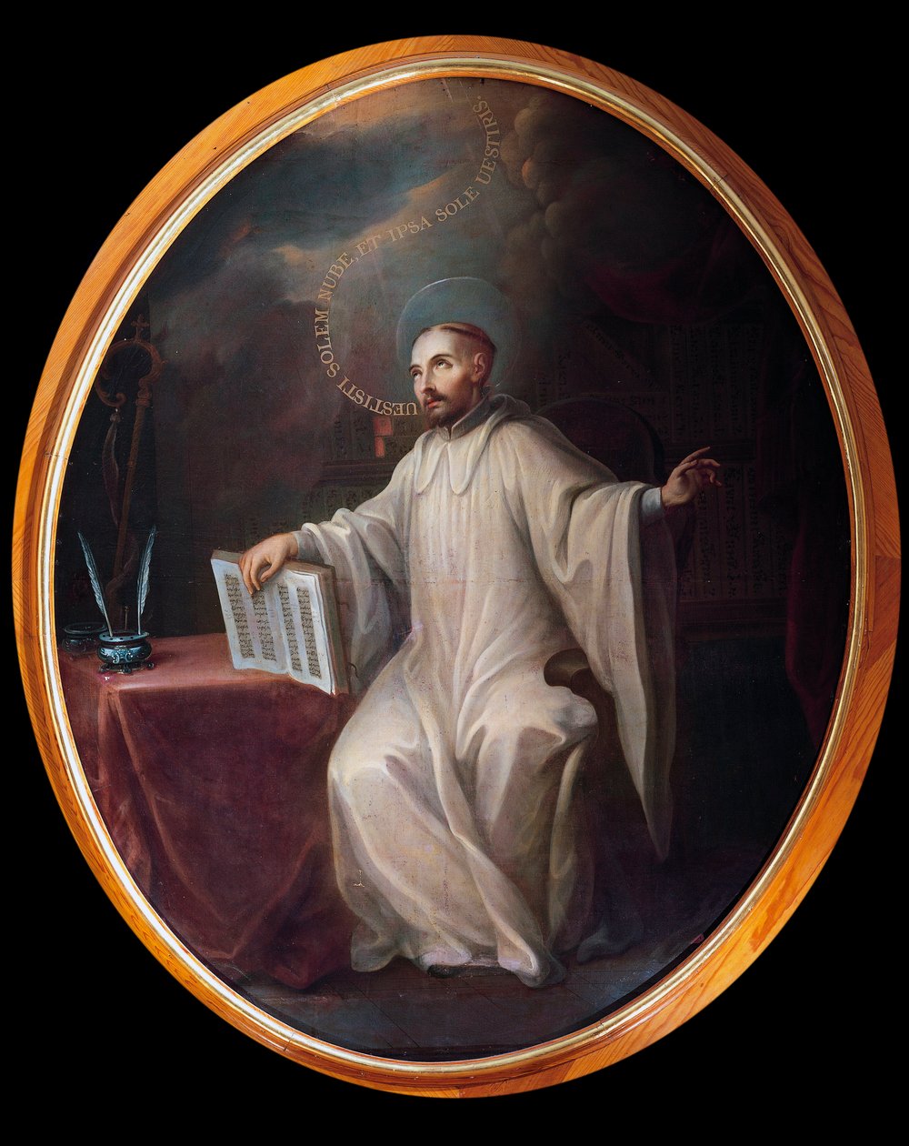 Représentation de saint Bernard de Clairvaux (1090-1153) - Miguel Cabrera