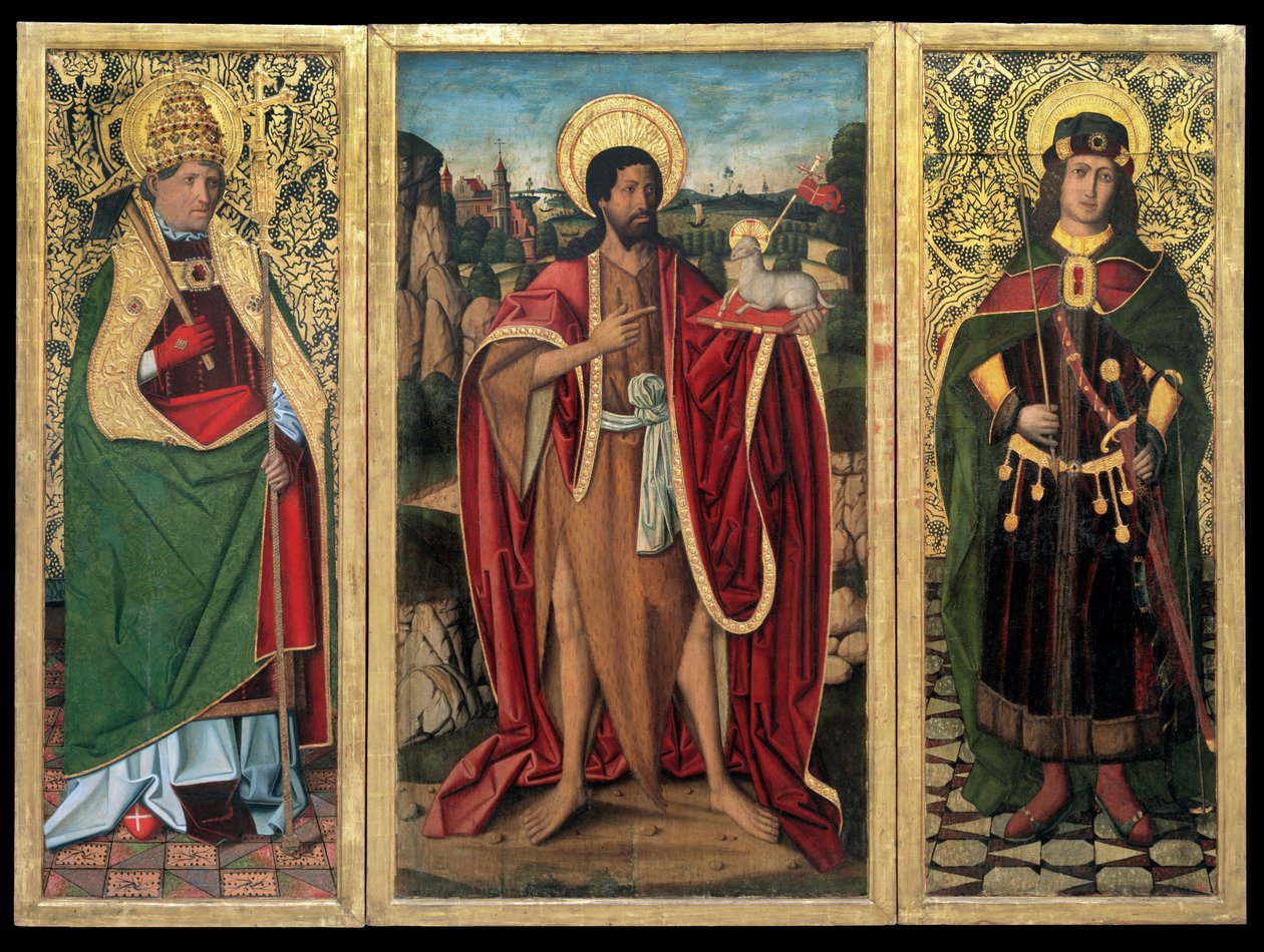 Saint Jean Baptiste, Saint Fabien et Saint Sébastien - Miguel Ximénez