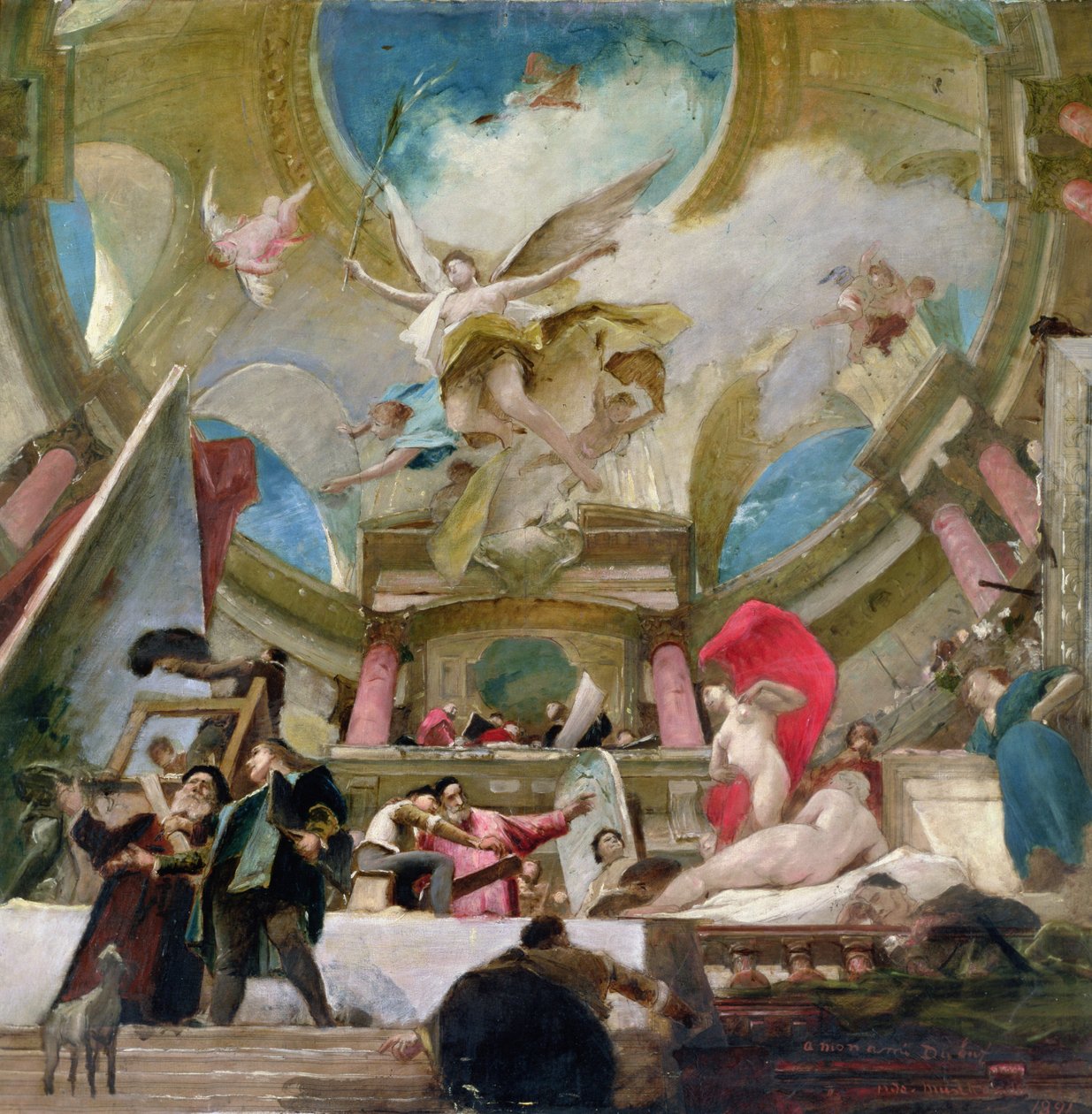 Apothéose de la Renaissance, étude pour la décoration de l