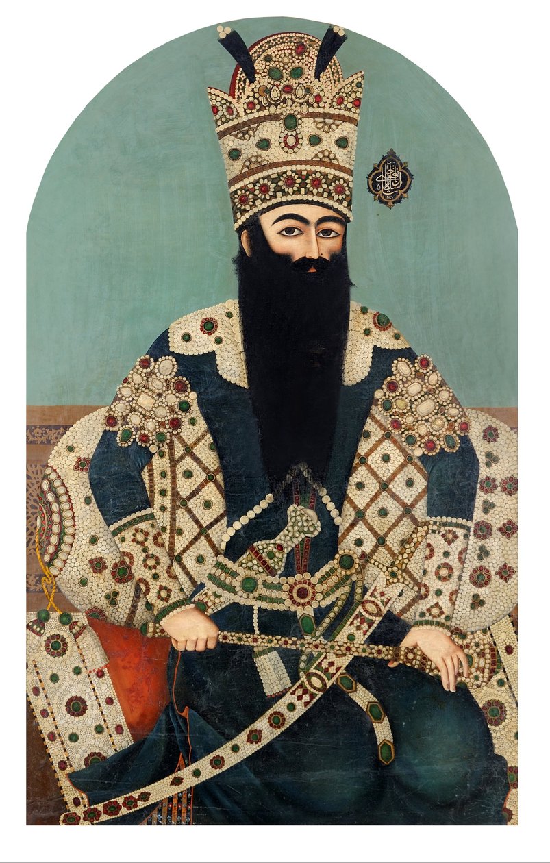 Portrait de Fath 'Ali Shah | Mihr Ali | Estampe d'art