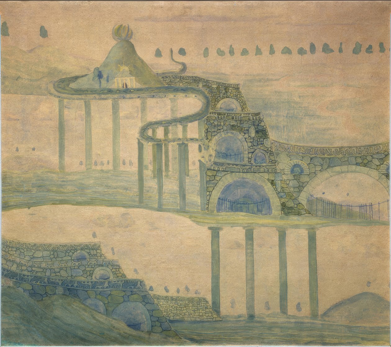 Croix de chemin de Žemaitija - Mikalojus Ciurlionis