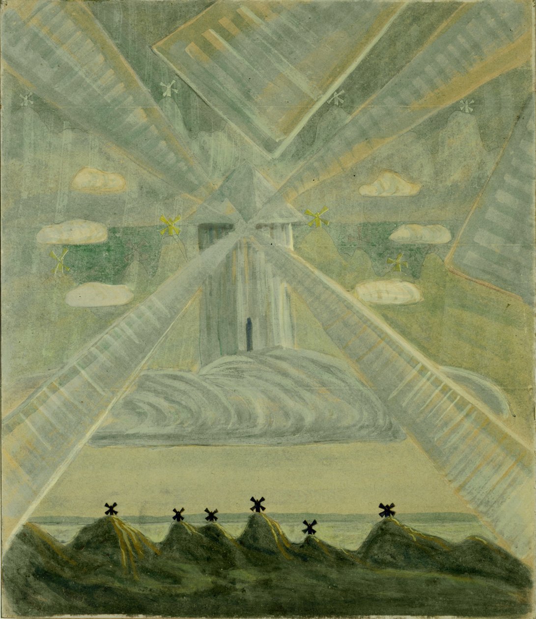Andante Sonata II, 1907 - Mikalojus Konstantinas Čiurlionis