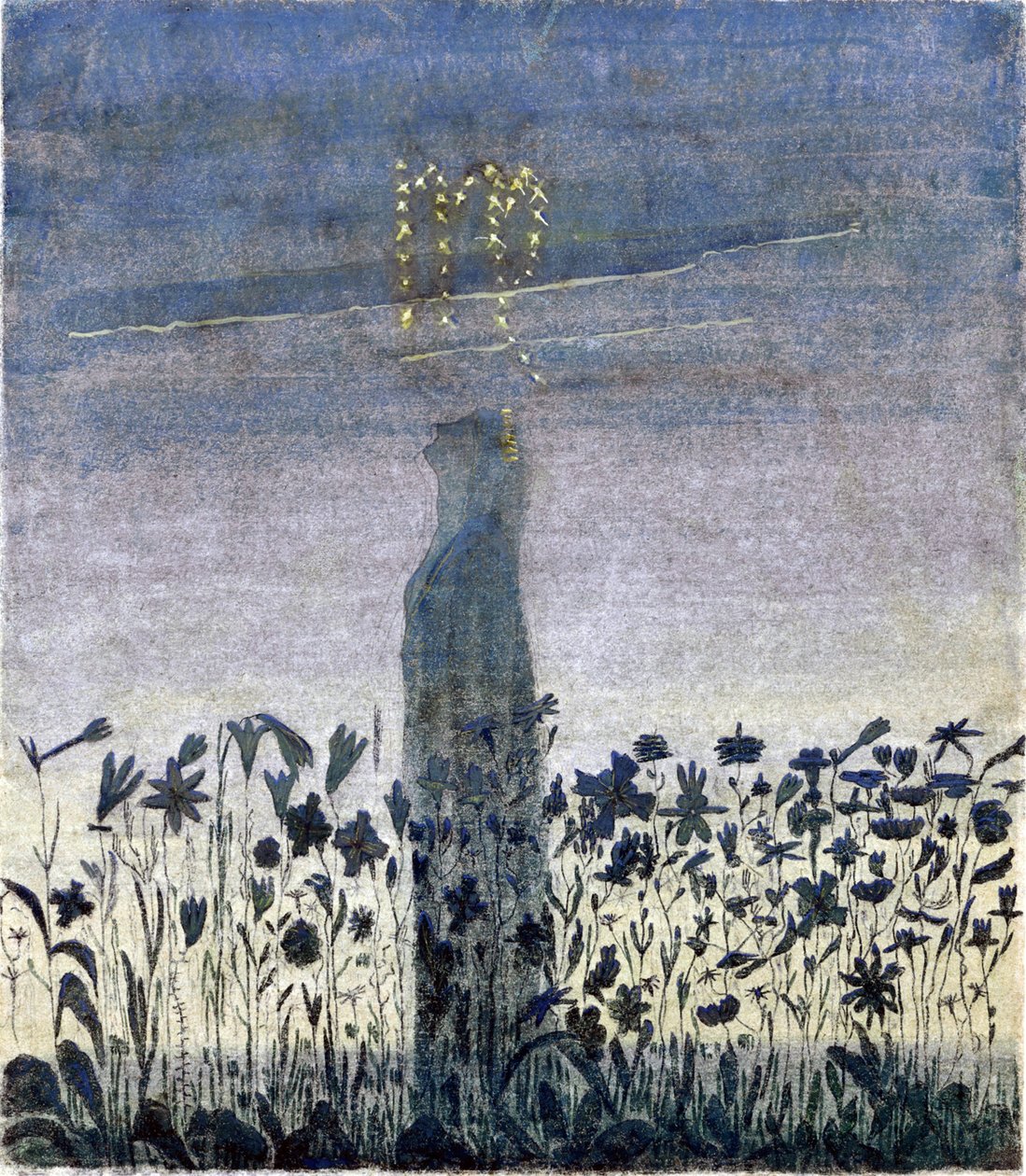 Le Signe de la Vierge (du cycle "Zodiaque") par Ciurlionis, Mikalojus Konstantinas (1875-1911) - Mikalojus Konstantinas Čiurlionis