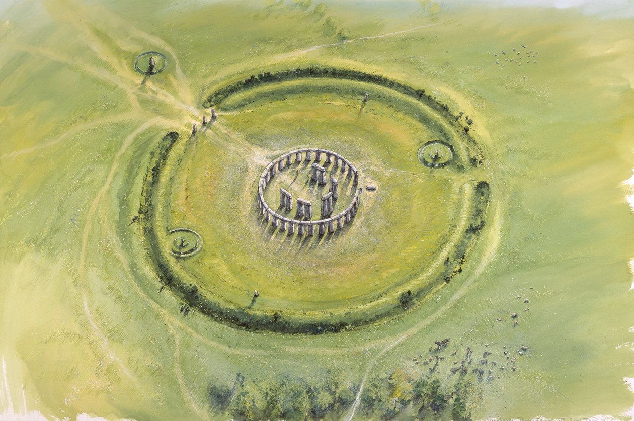 Stonehenge Phase 3, XXe siècle av. J.-C., vers 1990-2010 - Mike Seaforth