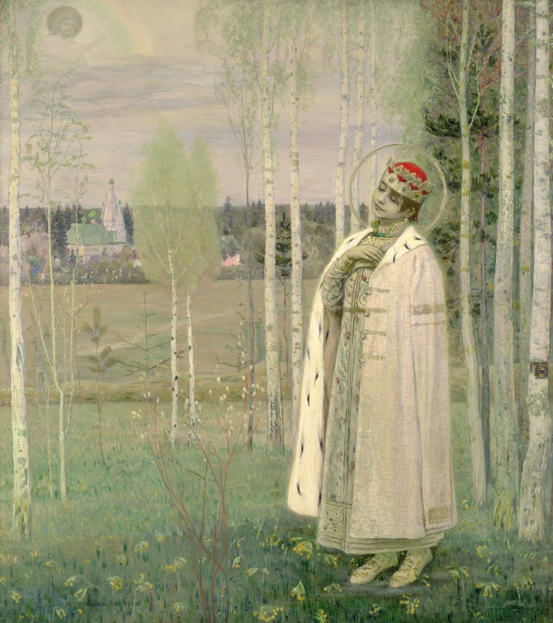 Tsarévitch Dimitri, fils du Tsar Nicolas Assassiné - Mikhail Vasilievich Nesterov