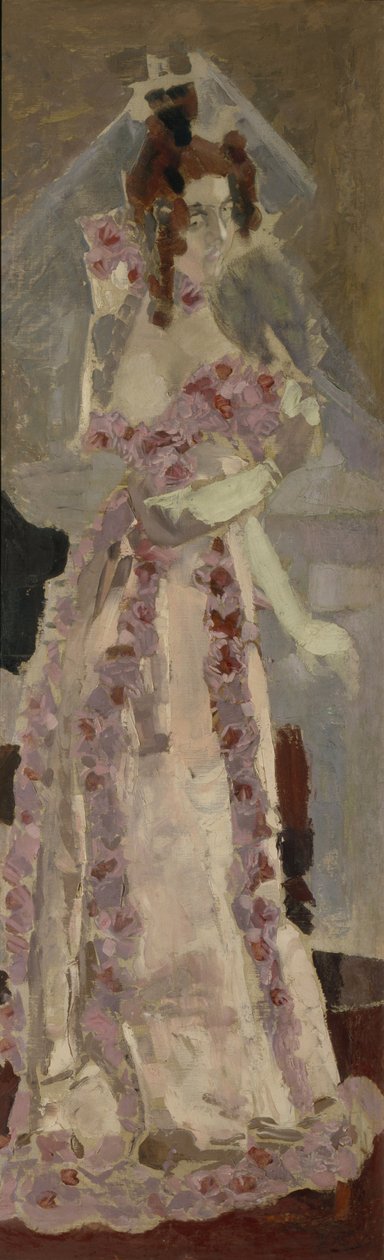 Portrait de Nadezhda Zabela-Vroubel au piano à queue - Mikhail Aleksandrovich Vrubel