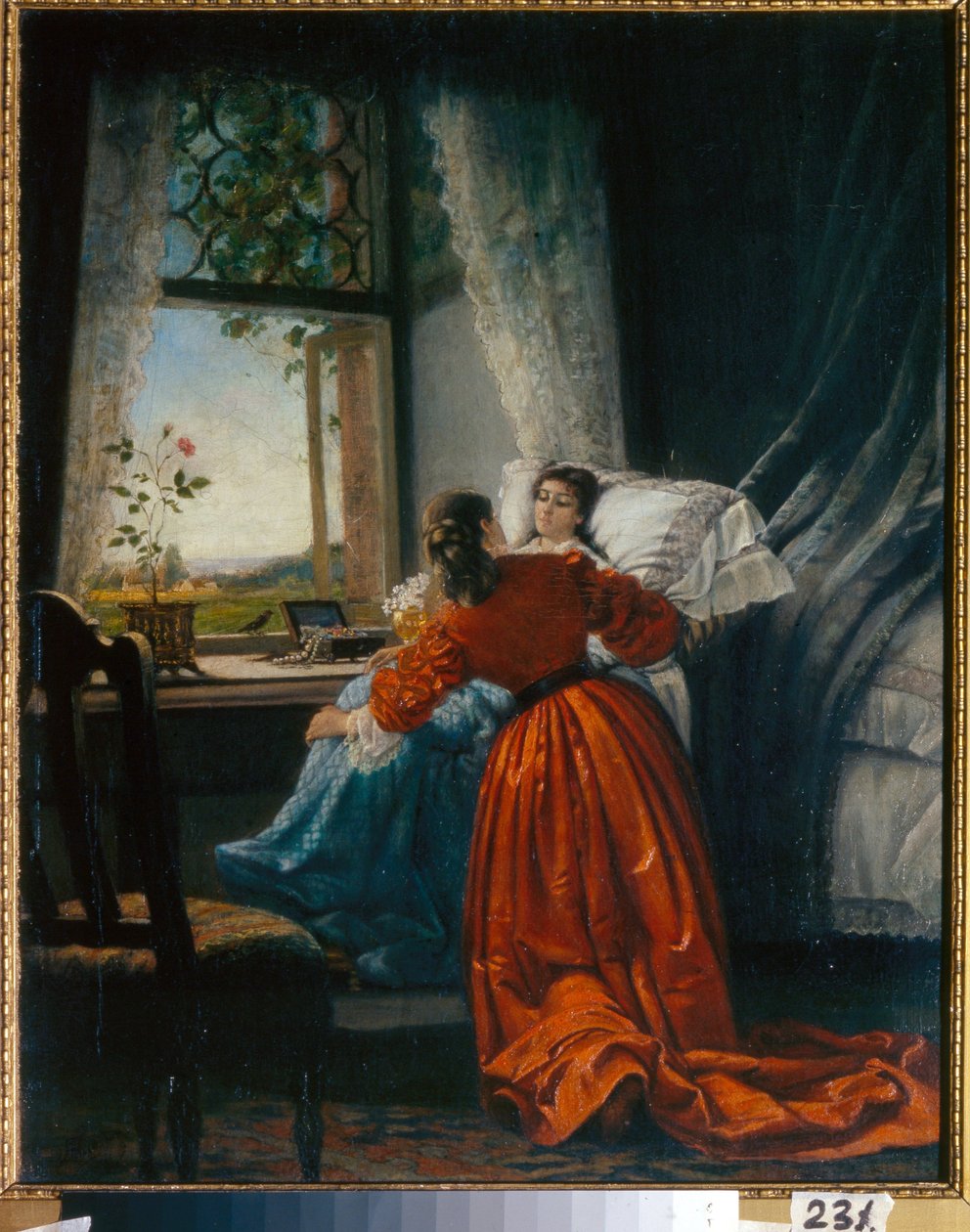 La visite au malade - Mikhail Petrovich Klodt