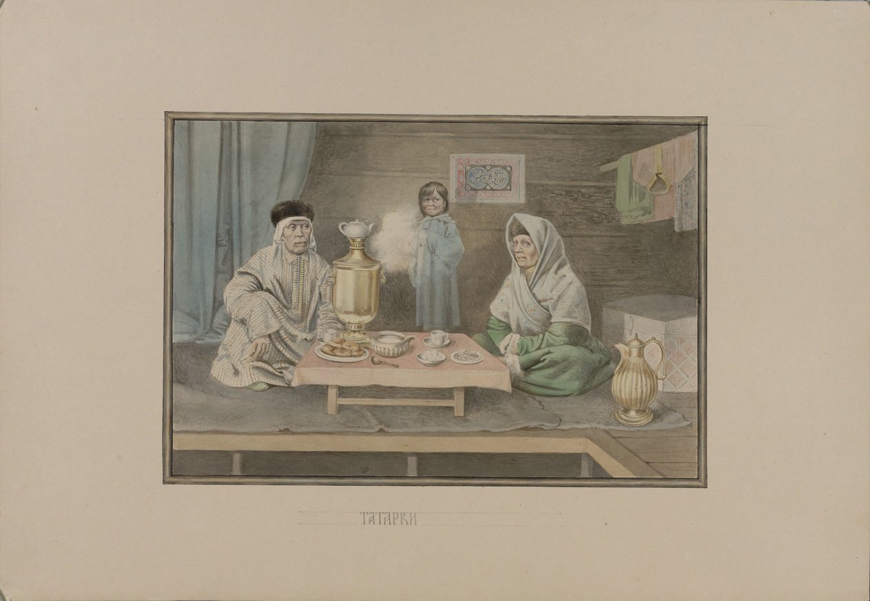 Femmes tatares, 1862 - Mikhail Stepanovich Znamensky