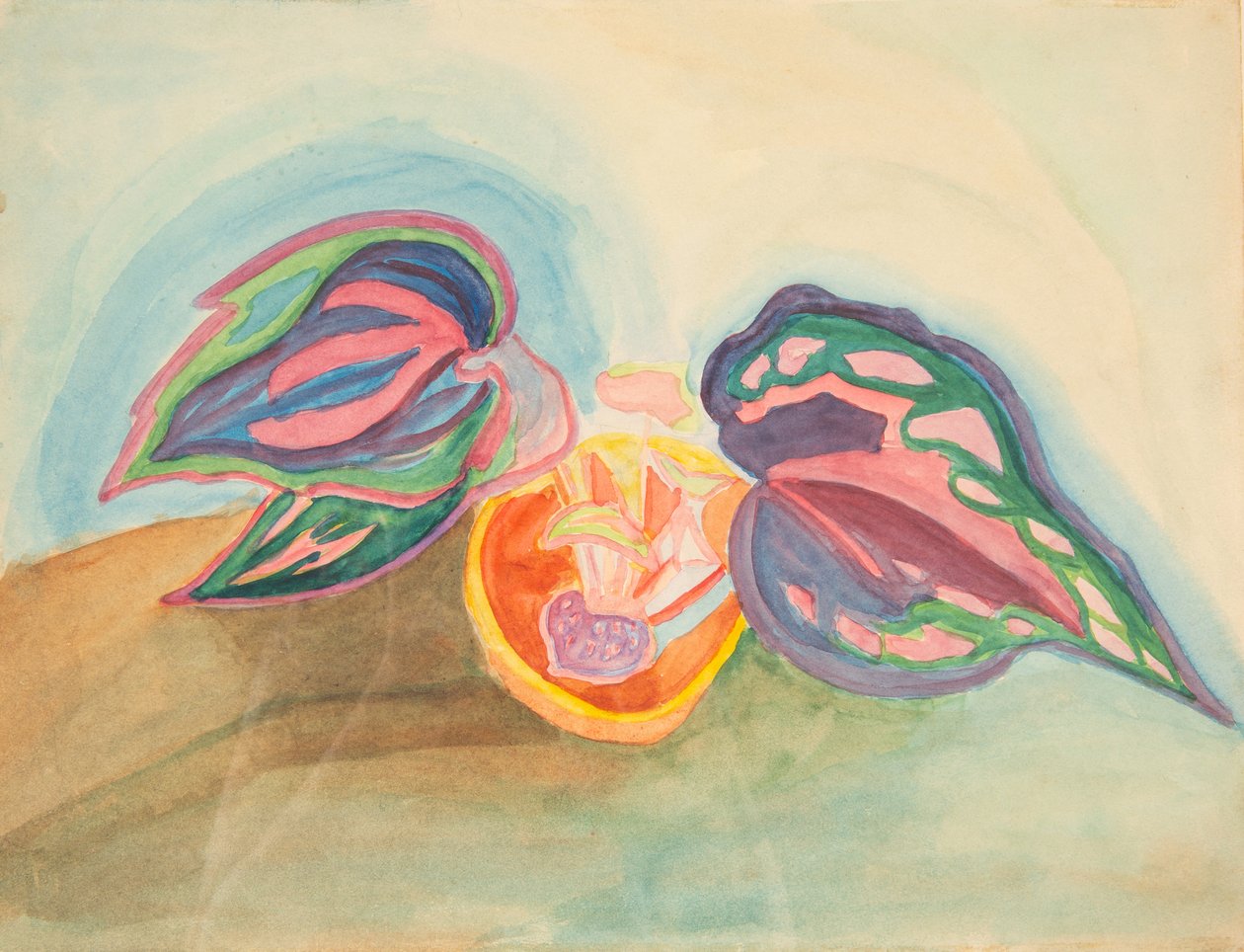 Nature morte avec plante, c. 1920 - Mikhail Vasilyevich Matyushin