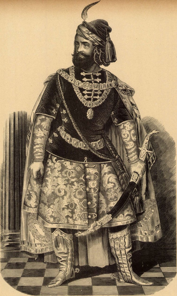 Márton Lendvay dans le rôle de Bánk Bán (Miklós Barabás, 1856) - Miklós Barabás