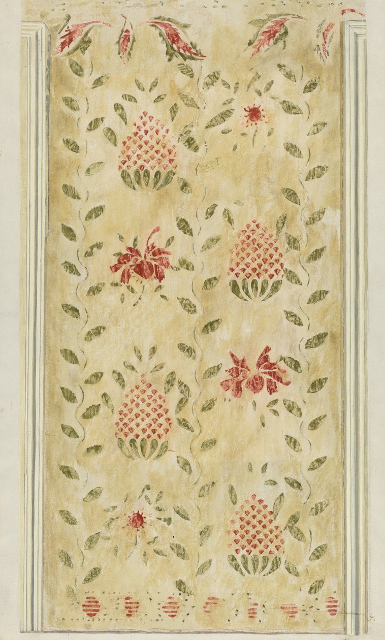 Pochoir de chambre - Mildred E. Bent