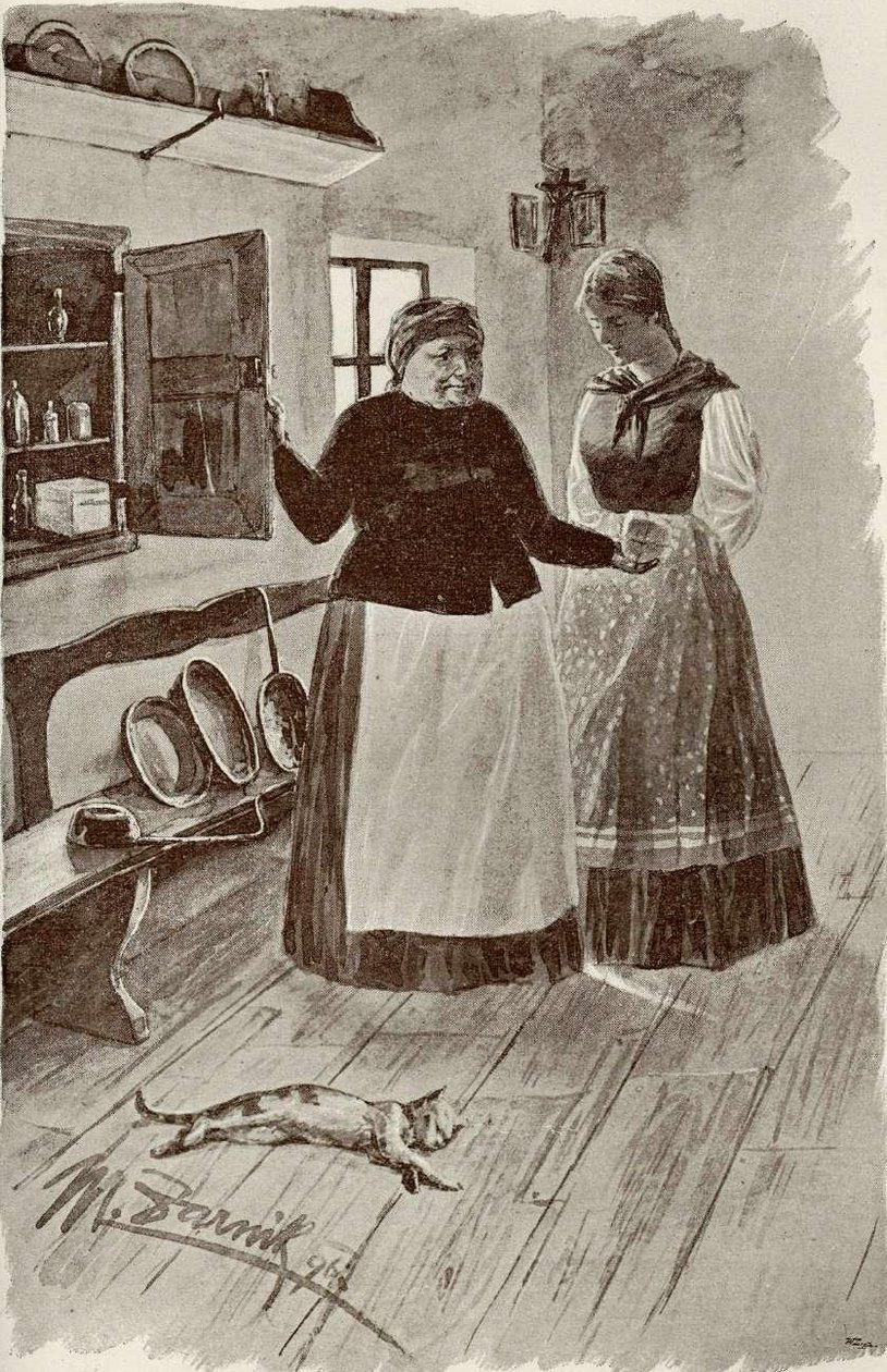 Illustration du poème Triglav de Finzgar - Miljutin Zarnik