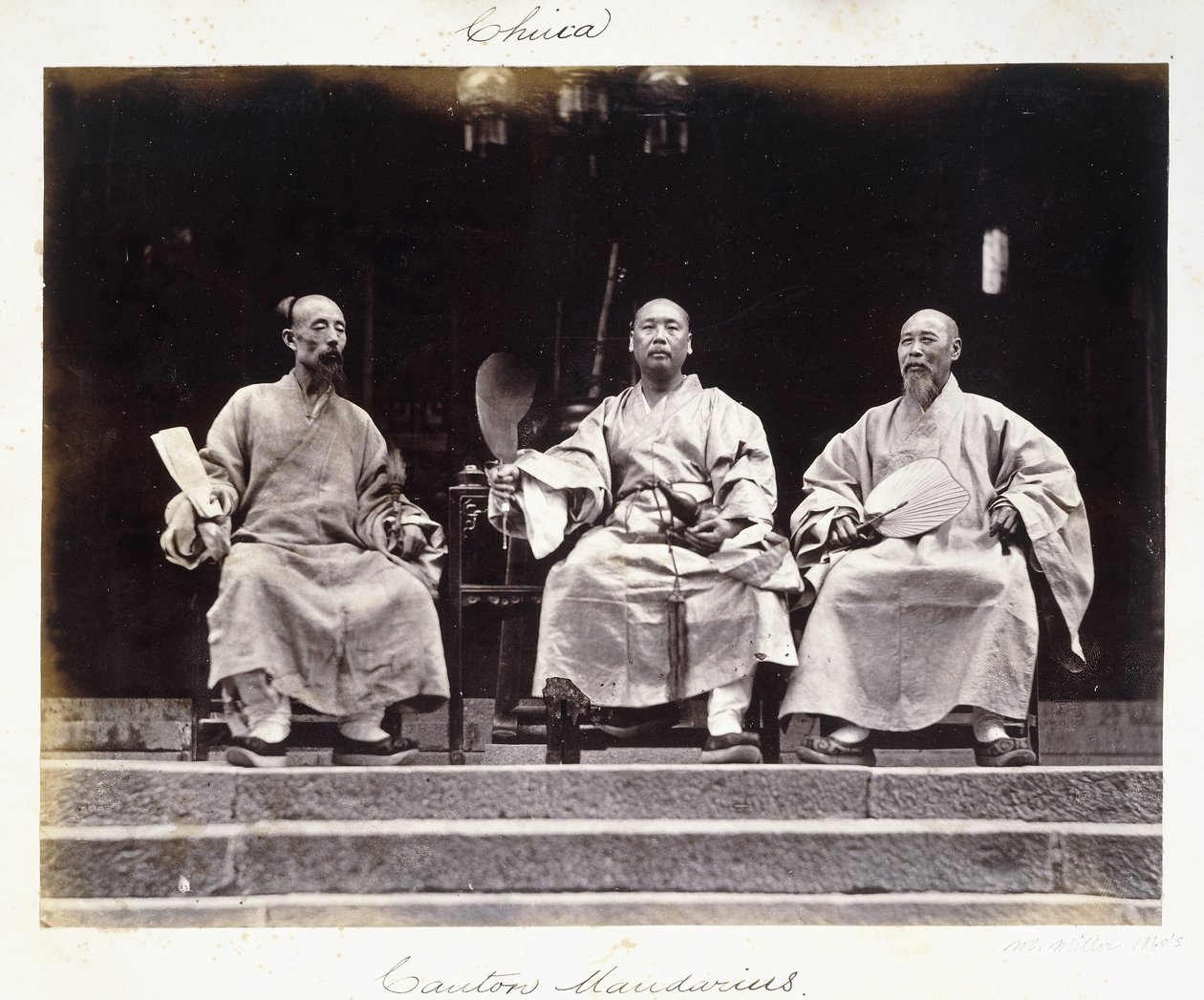 Mandarins de Canton, vers 1860 - Milton M. Miller