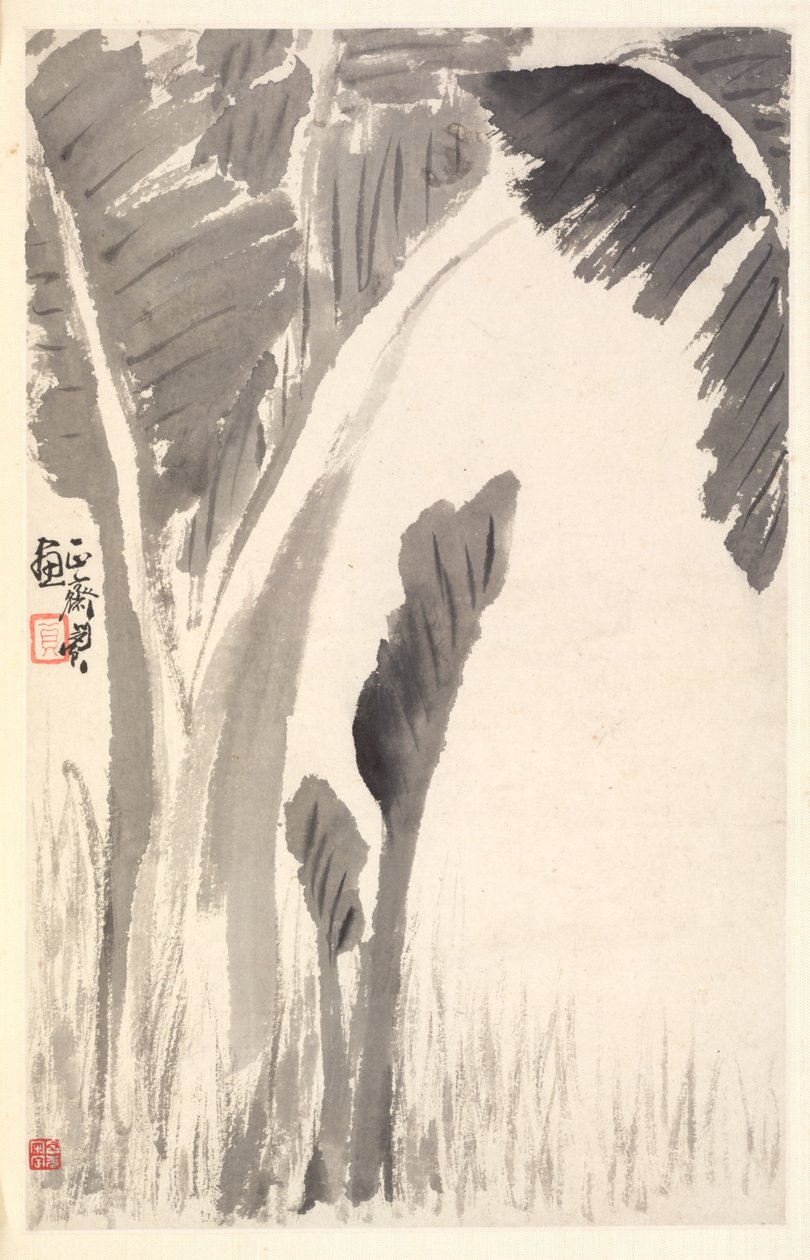 Plants de bananiers, 1788 - Min Zhen